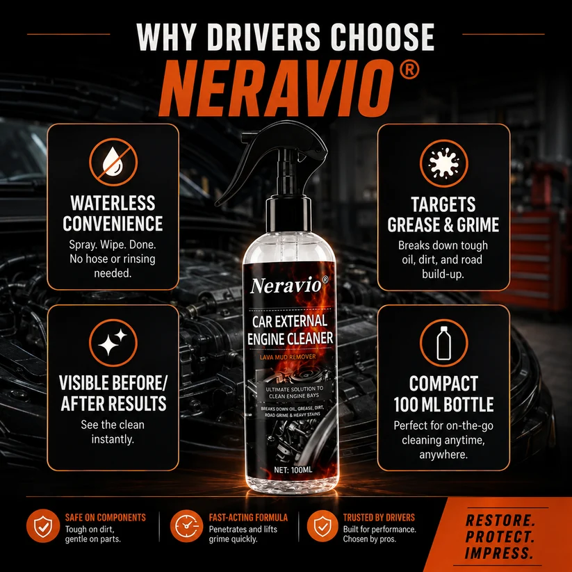 Waterless Fast Acting Car Engine Bay Cleaner