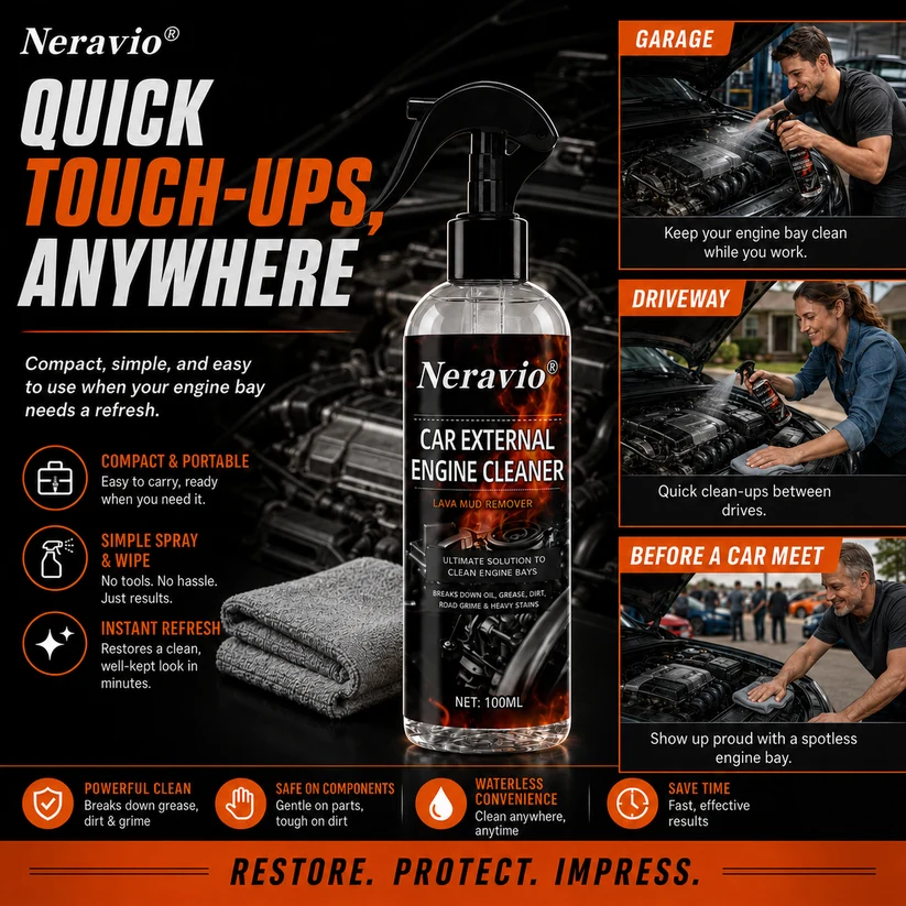 Waterless Fast Acting Car Engine Bay Cleaner