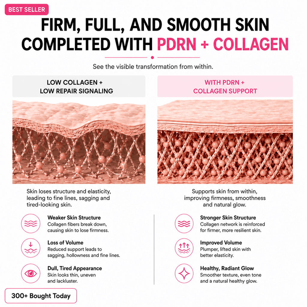 Instant Volume & Radiant Glow: Luxlne Korean Pink Collagen Balm (60% OFF)