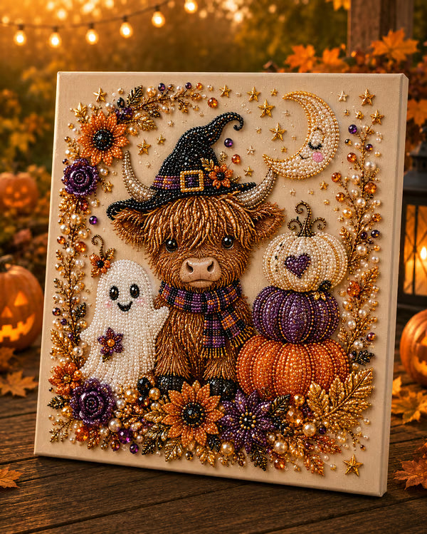Halloween Pearl Art DIY Kit – Turn Tiny Pearls into Spooky-Cute Magic (📦Buy 2 Free Shipping)