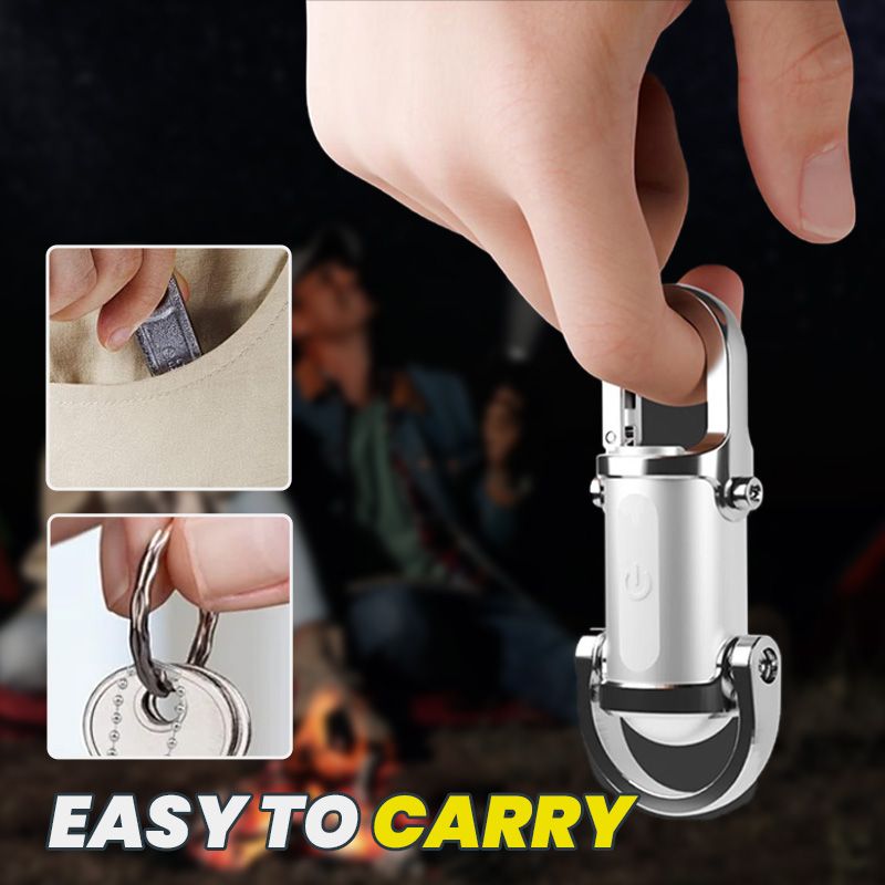 1200LM Super Bright Mini Keychain Flashlight Waterproof