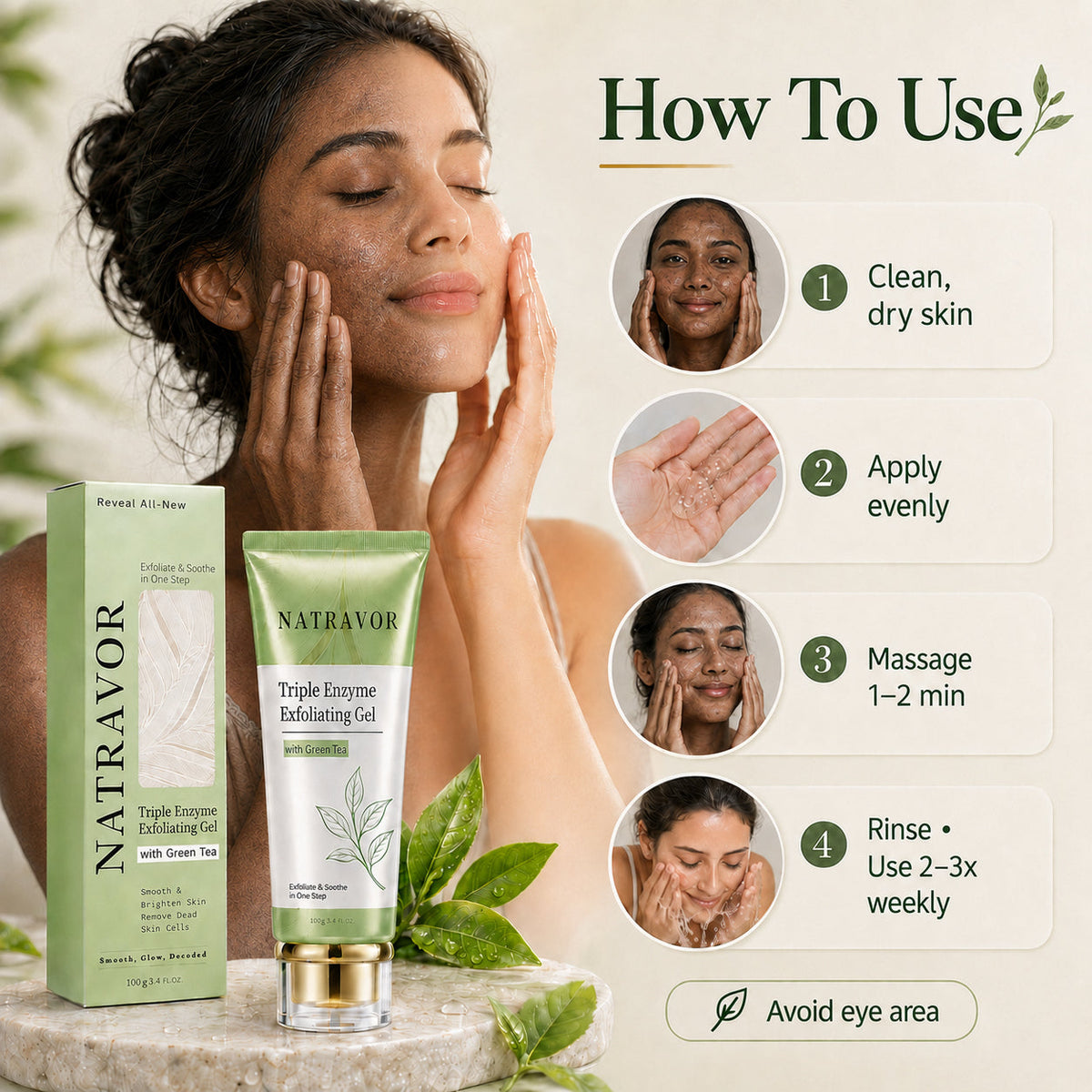 Exfoliating Cream – Smooth, Bright & Renew