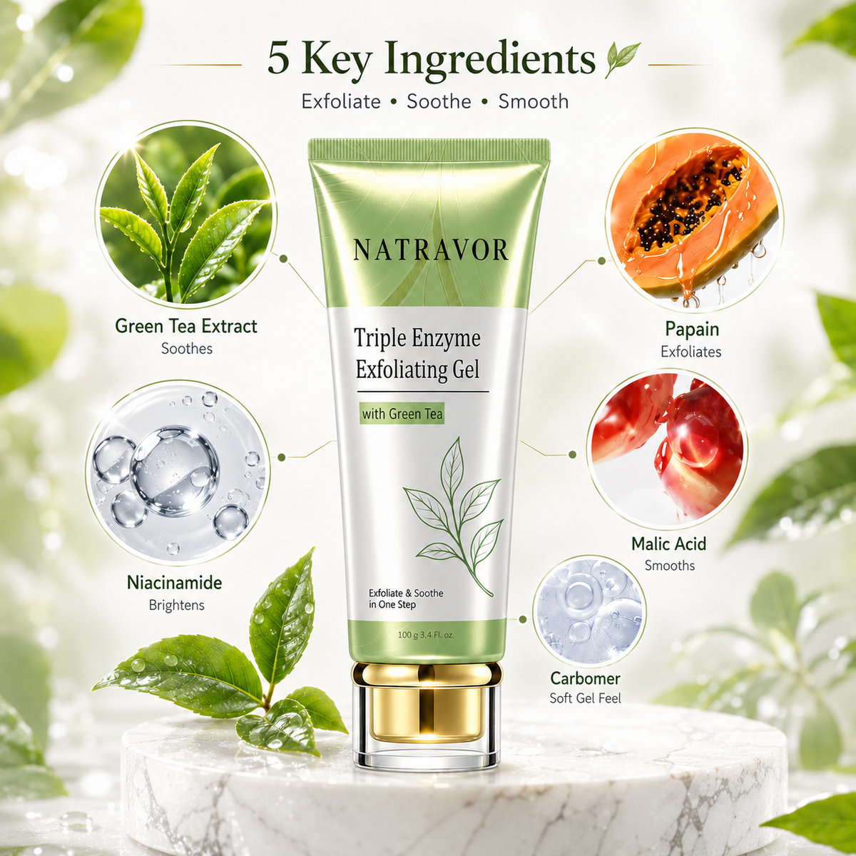 Exfoliating Cream – Smooth, Bright & Renew