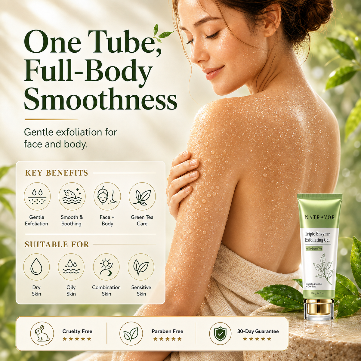 Exfoliating Cream – Smooth, Bright & Renew