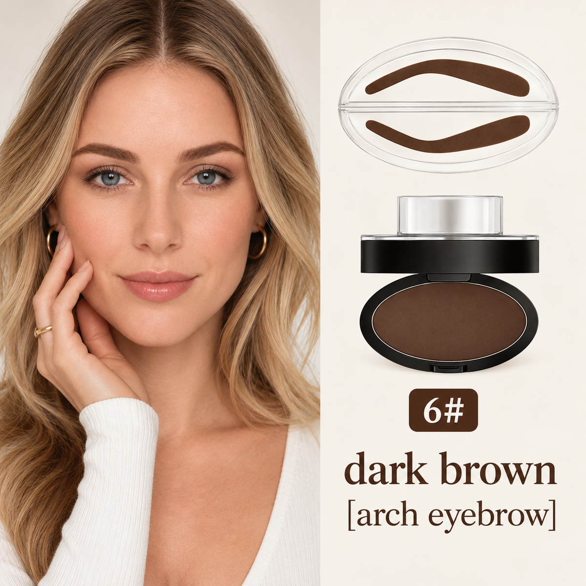 5-Second Brow Stamp Kit – Natural, Fuller-Looking Brows