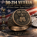 🎖️ DD-214Veteran Honor Ring — "All Gave Some & Some Gave All"