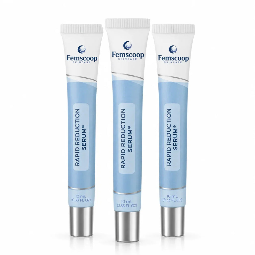 Femscoop Rapid Reduction Serum: Banish Heavy Eye Bags and Fine Lines in 10 Minutes Flat