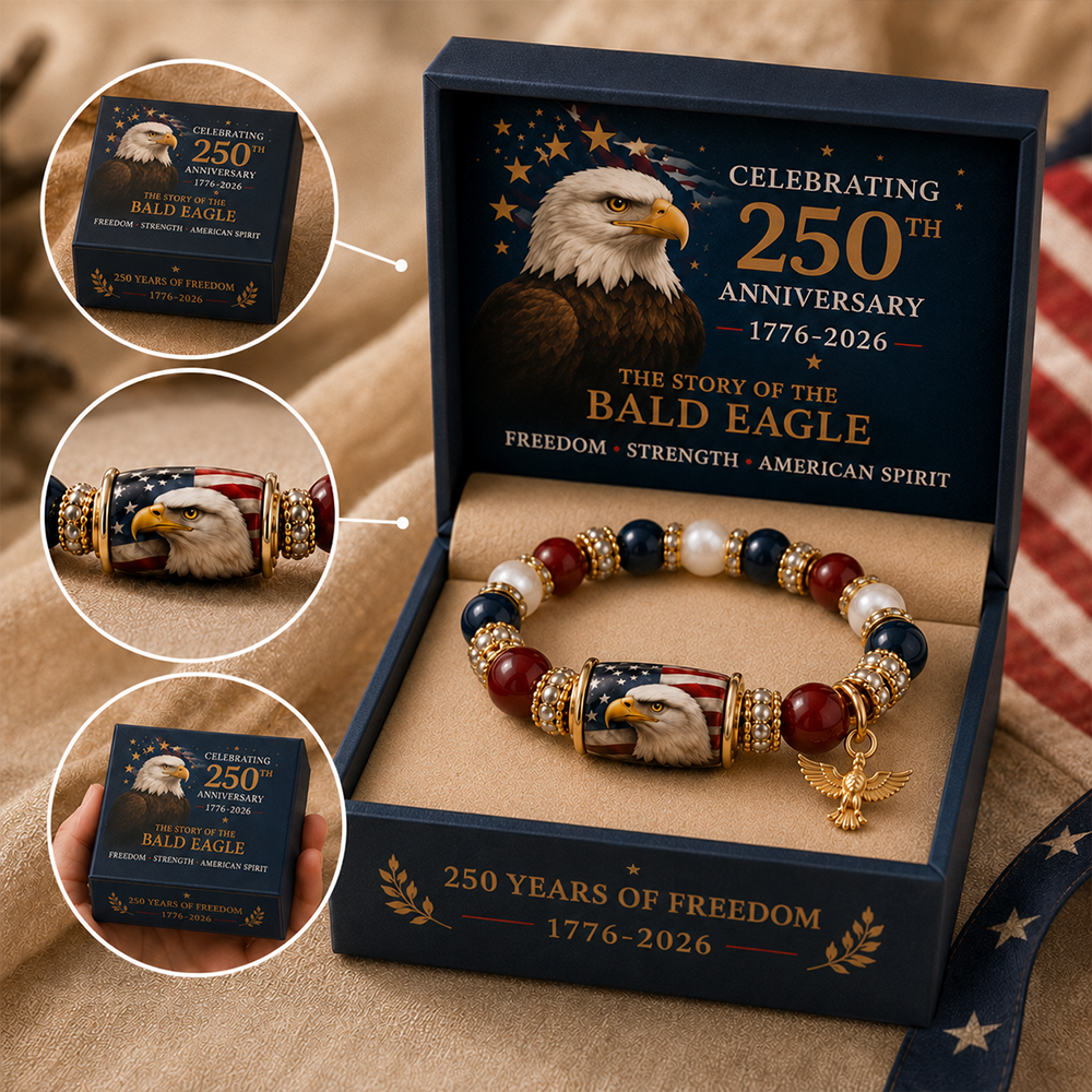 🇺🇸 Celebrate Freedom & Honor 💎 | USA 250th Anniversary Limited Edition Bracelet✨ - 11 In Stock