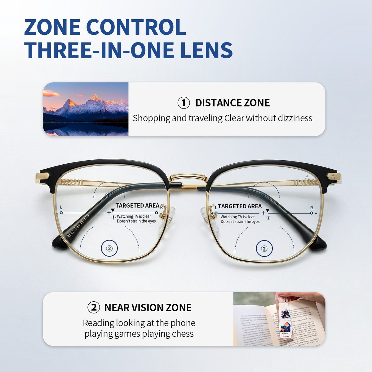 German Tech Wonder! Super Comfortable Progressive Readers (+1.0~+7.0)