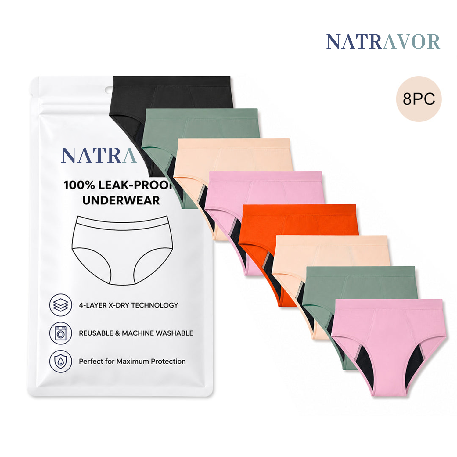🏥Limited-Time 70% Off |NATRAVOR™  100% Leak-Proof Underwear