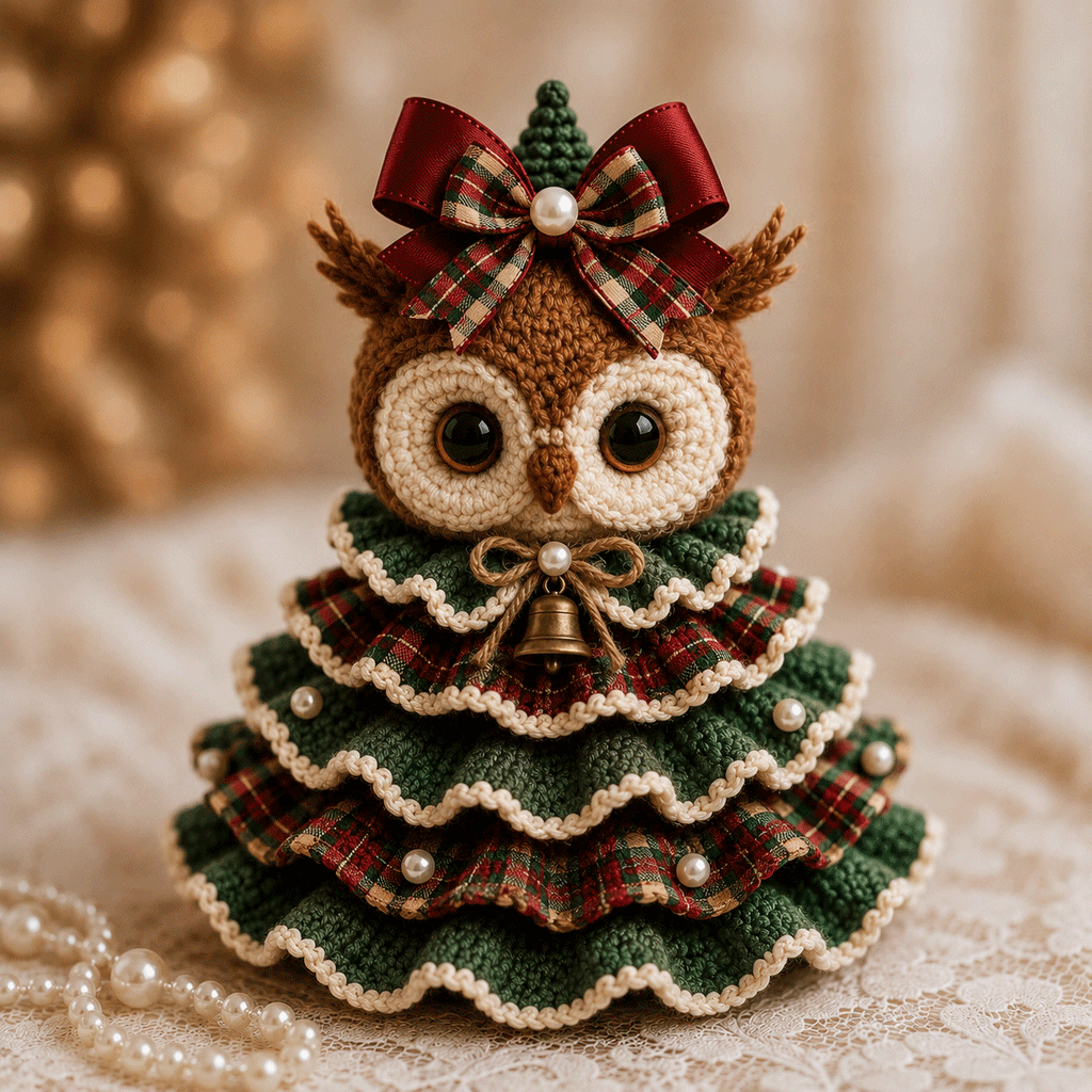 Crochet Animal Christmas Tree DIY Kit