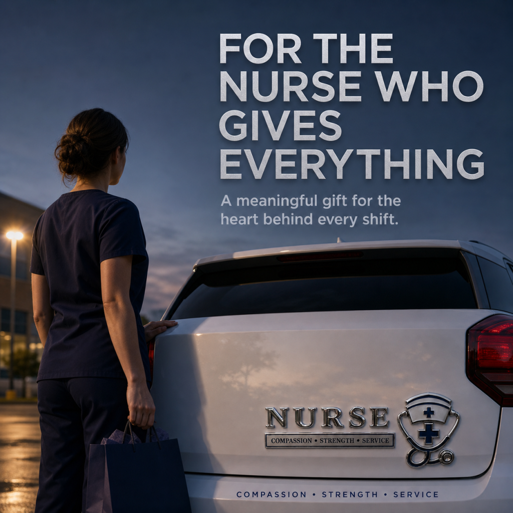 Nurse Compassion Strength Service Car Emblem Metal Badge