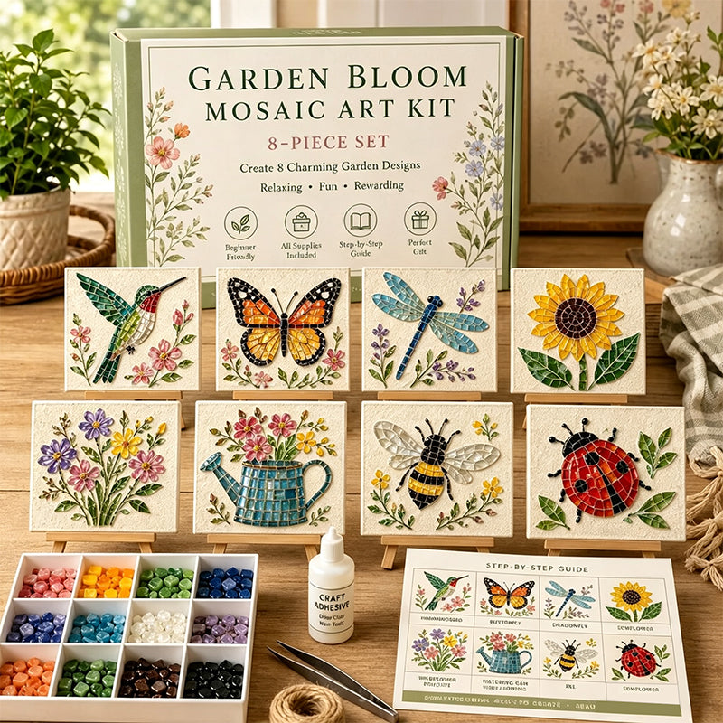 Watering Can Mosaic Art Kit