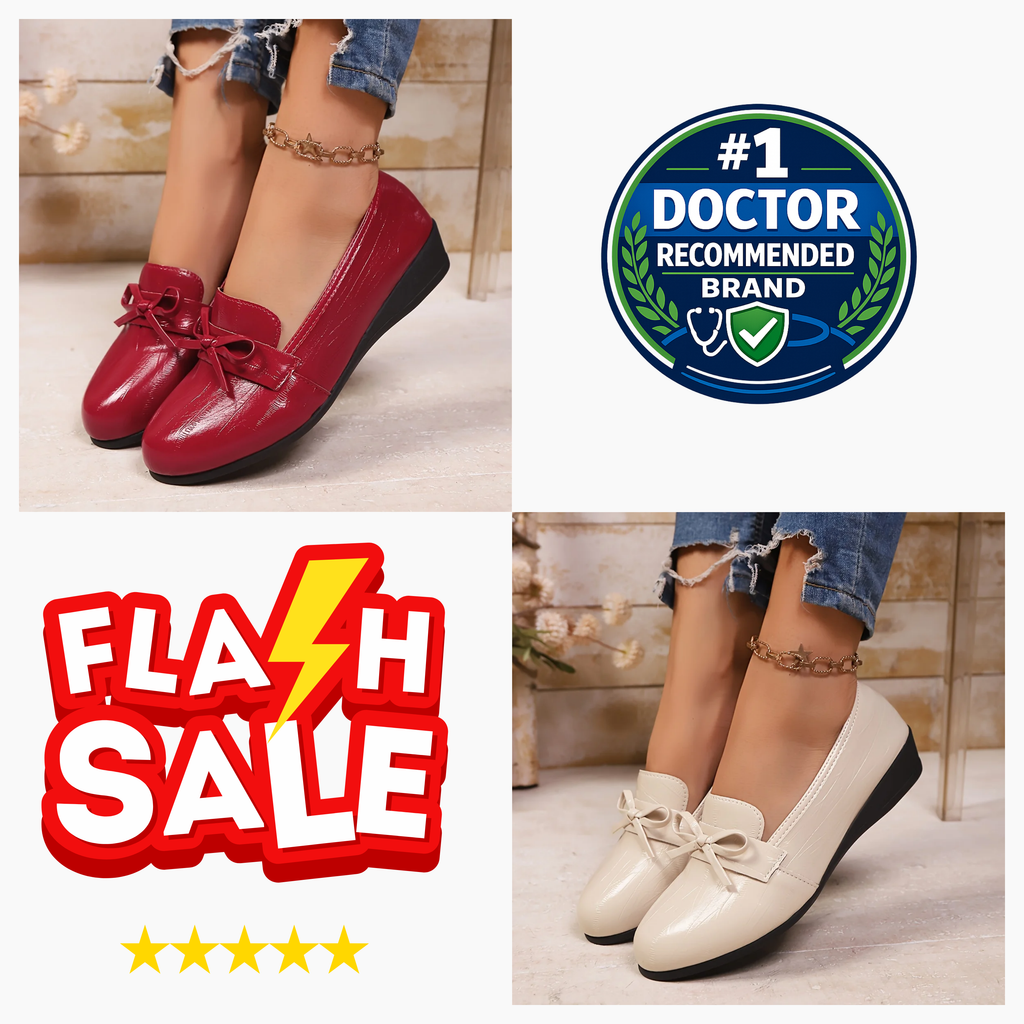 Last Day Sale 60% - Women's orthopedic loafers, comfortable leather material
