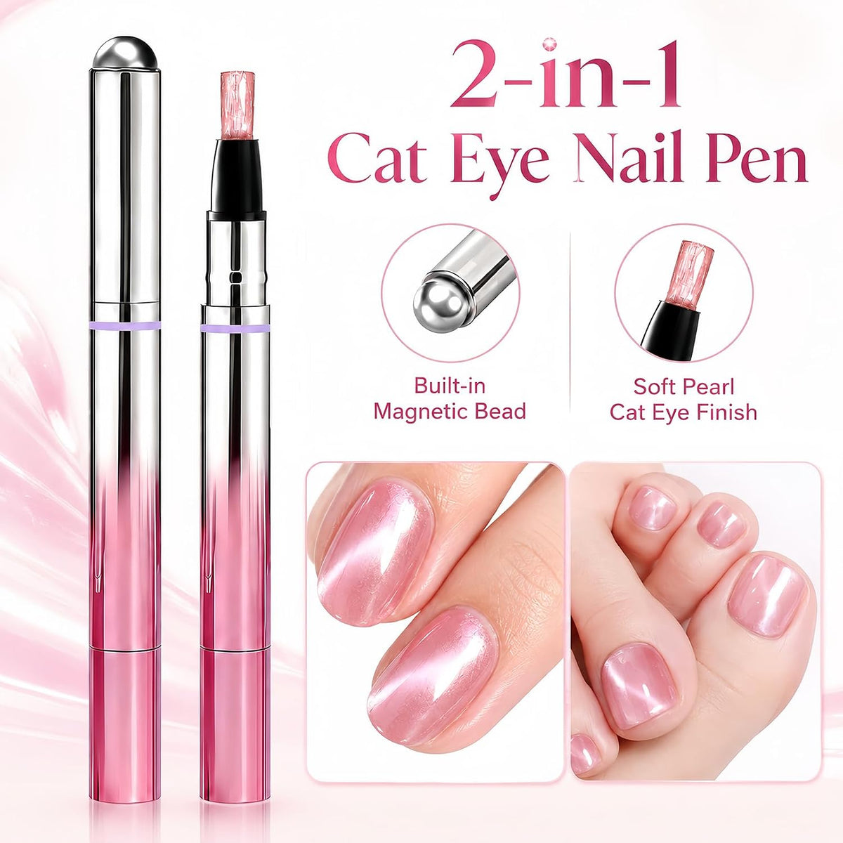 ⭐FREE Tool Kit 🎁 Only 20 Left！2-in-1 Velvet Cat Eye Gel Nail Pen