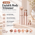 Upgraded 2-in-1 Brow & Body Hair Trimmer