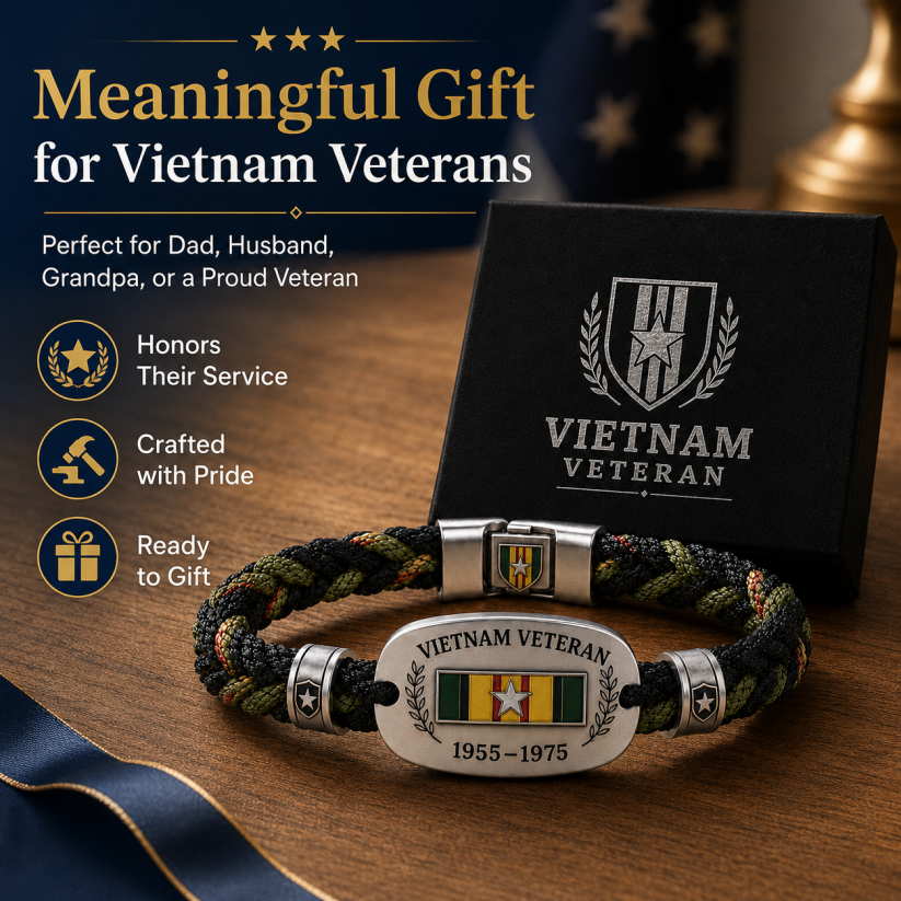 🇺🇸 Vietnam Veteran Tribute Bracelet