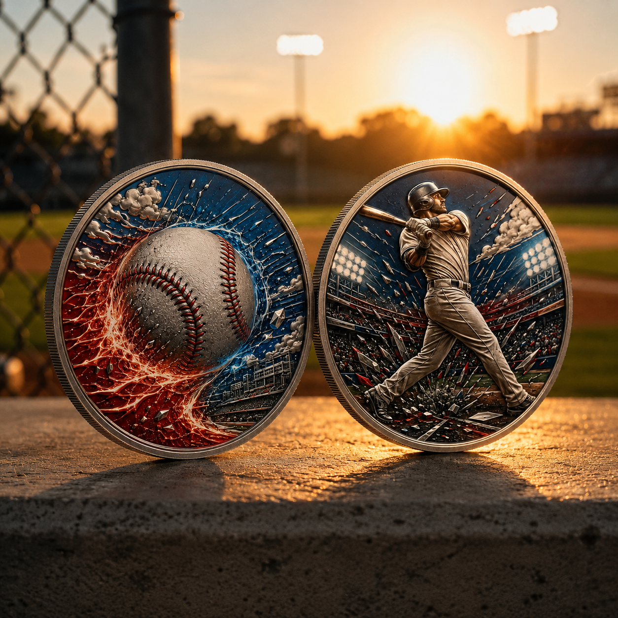 🔥 Limited Edition Baseball Collector Coin – Celebrate Every Swing, Hit & Home Run⚾