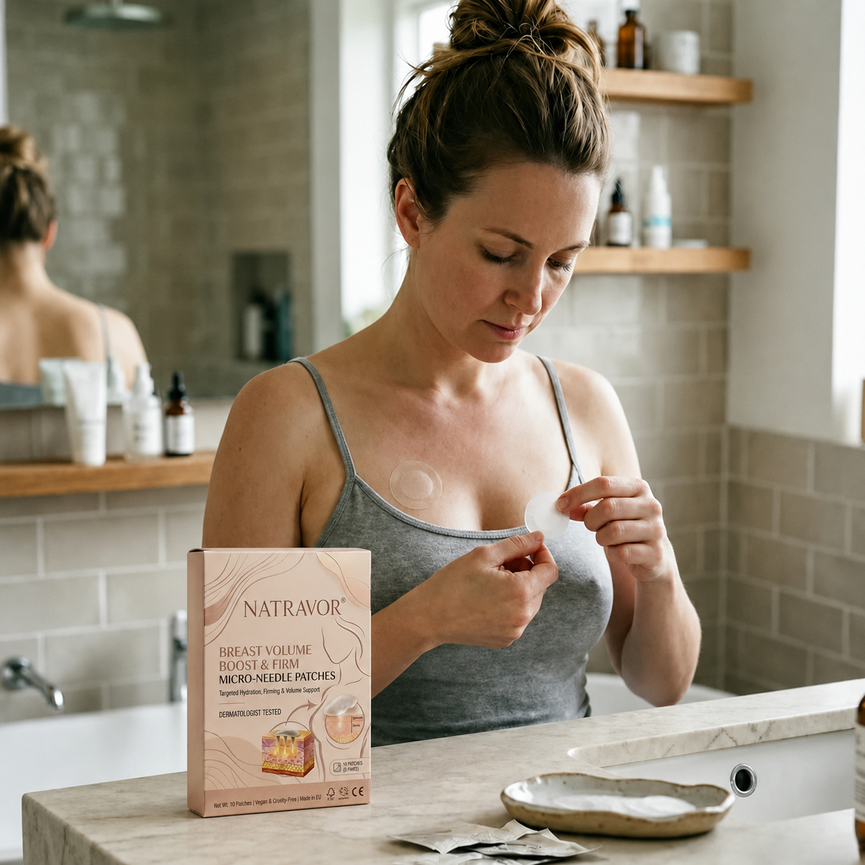 NATRAVOR® Targeted Breast Enhancement Advanced Nano Microneedle Patch
