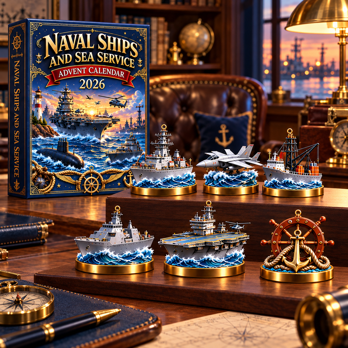 Naval Ships & Sea Service Advent Calendar - 24-Day Countdown