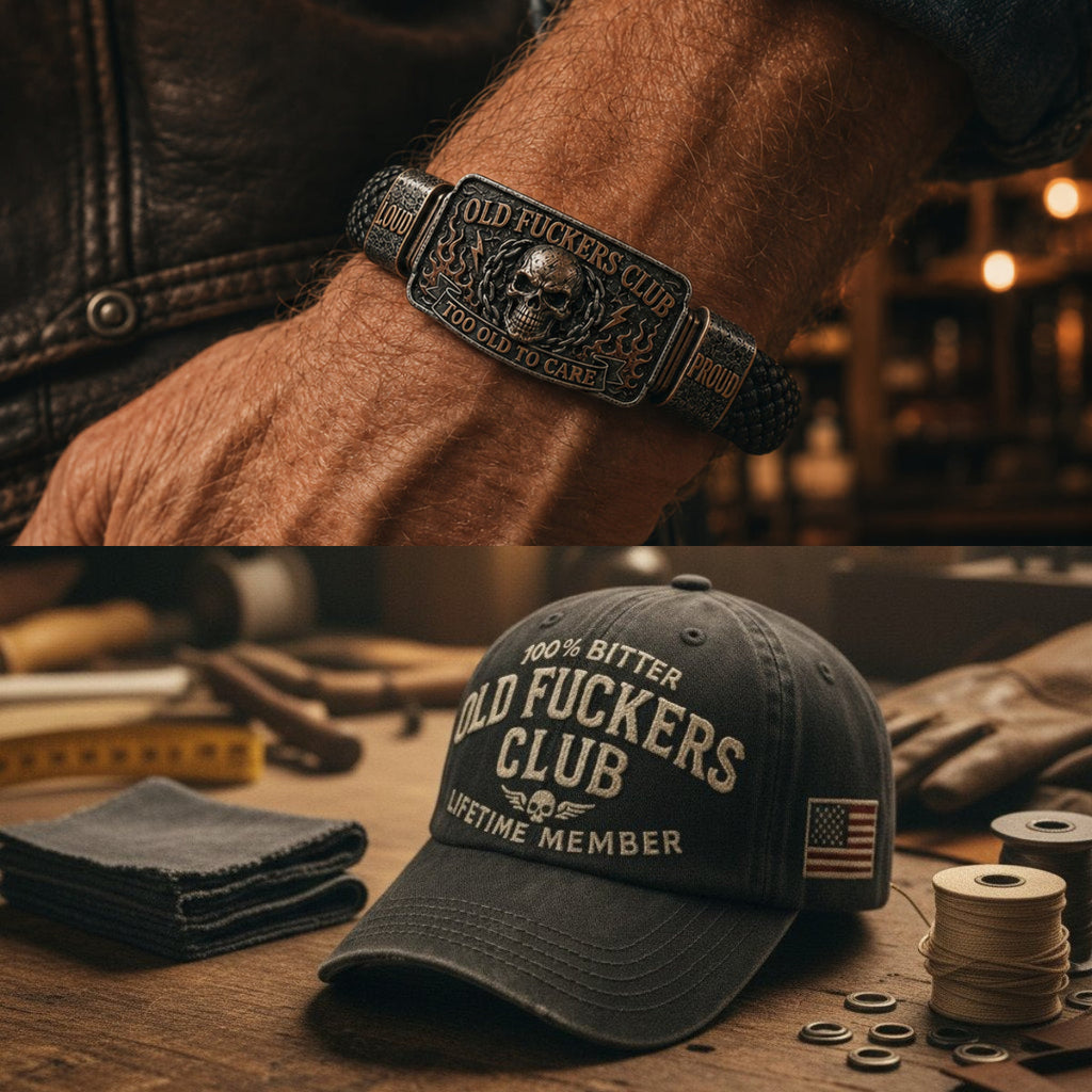 Old Fuckers Club & Wild Freedom | 2026 Limited Edition Vintage Bracelet