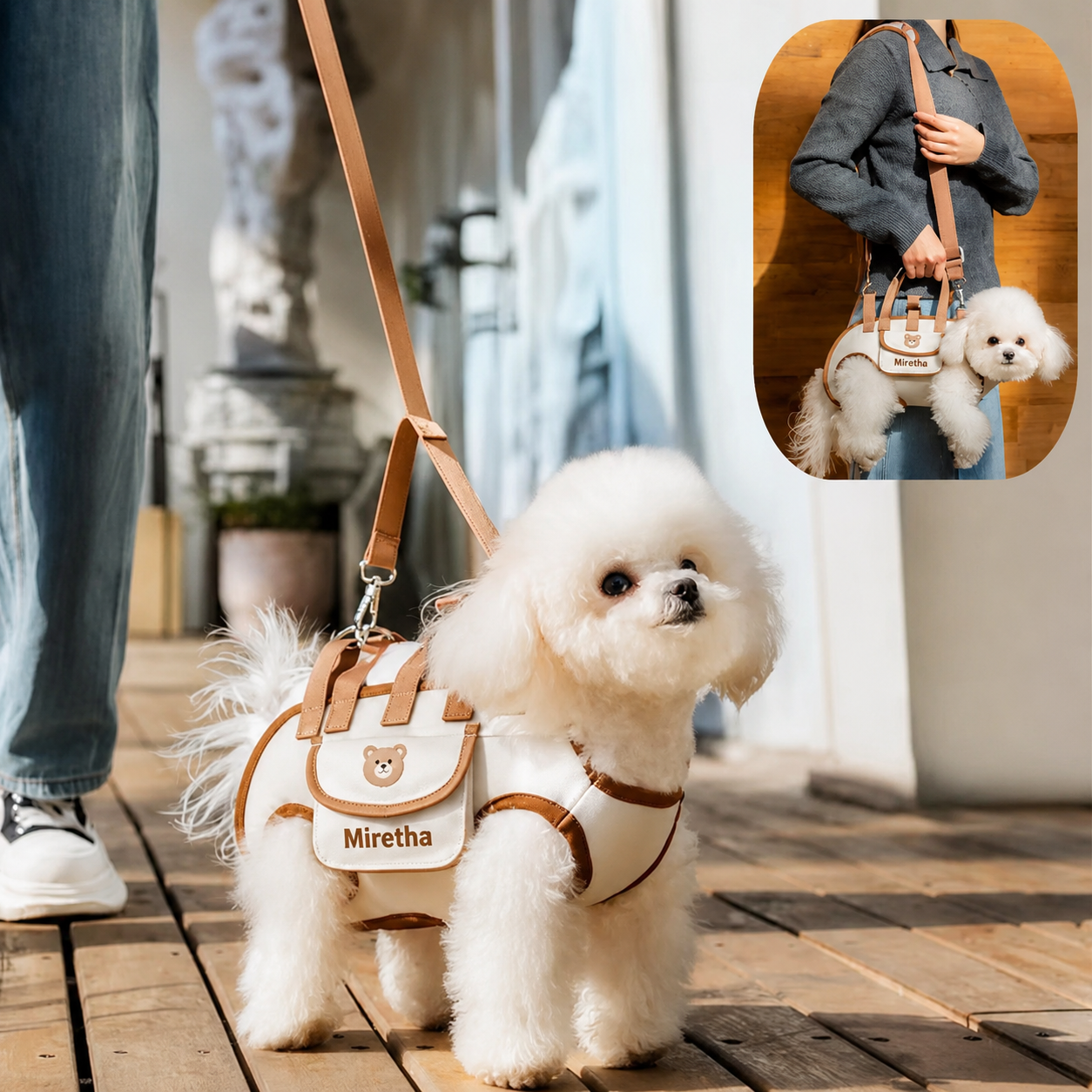 Pet Whole Body Lift Harness Pet Backpack