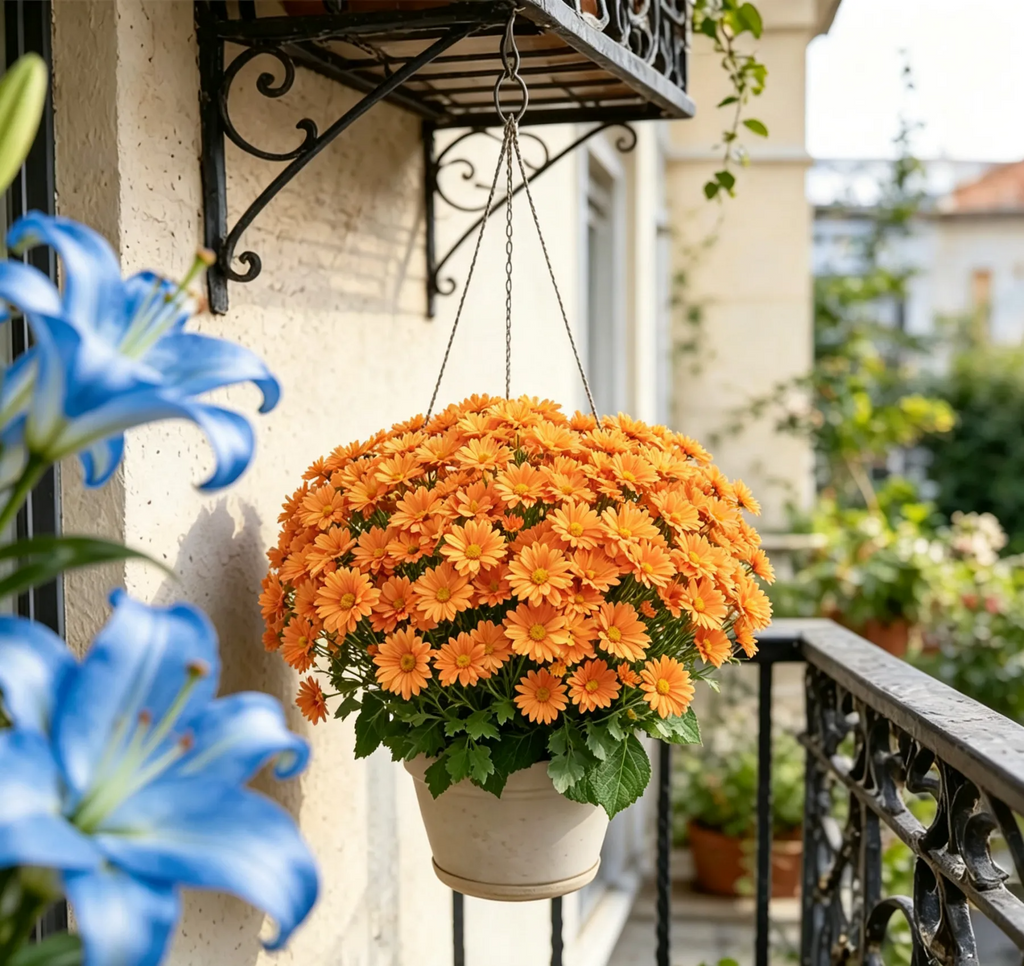 🔥 Limited Stock 49% OFF 🔥 - Artificial Outdoor Mums Flowers - UV resistant, Waterproof, Windproof🌼