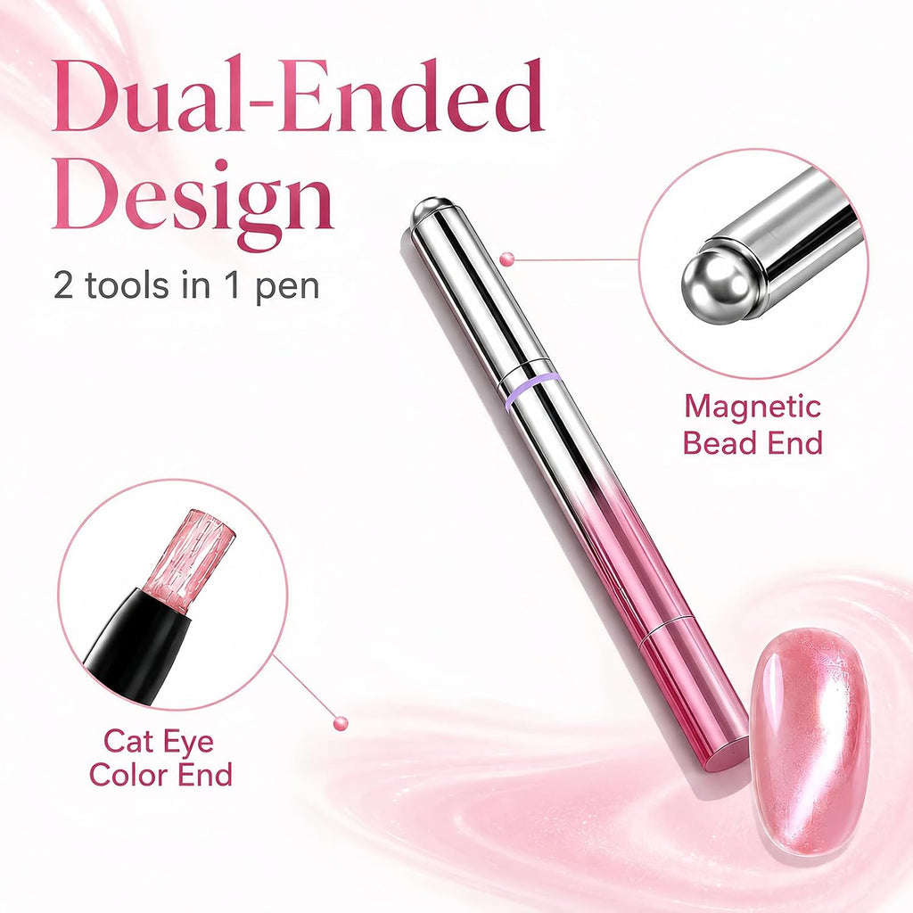⭐FREE Tool Kit 🎁 Only 20 Left！2-in-1 Velvet Cat Eye Gel Nail Pen