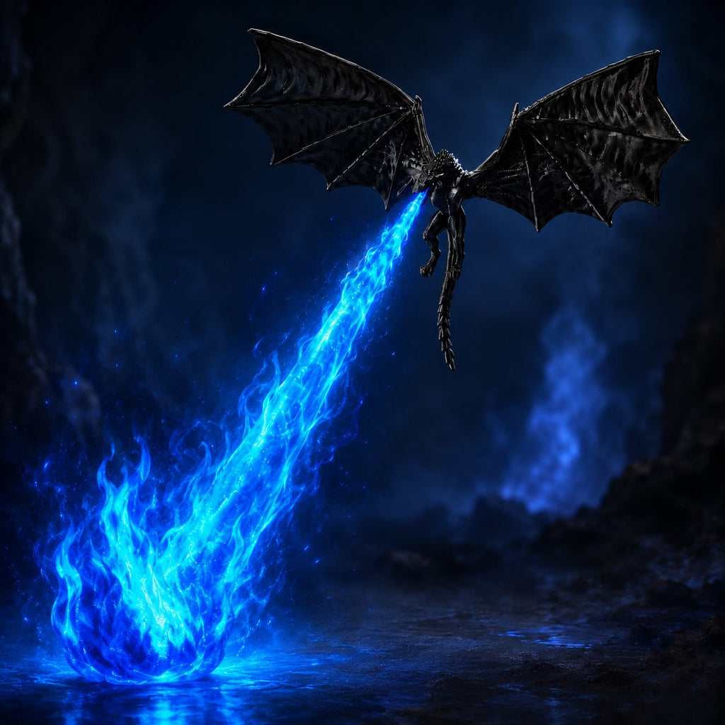 🔥Last Day 49% OFF - 🐉Light-Up Dragon Fire Bookshelf Lamp