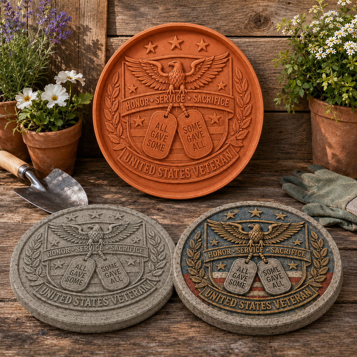 DD-214 Veteran Honor-Make Your Garden Truly One of a Kind (📦Buy 2 Free Shipping)
