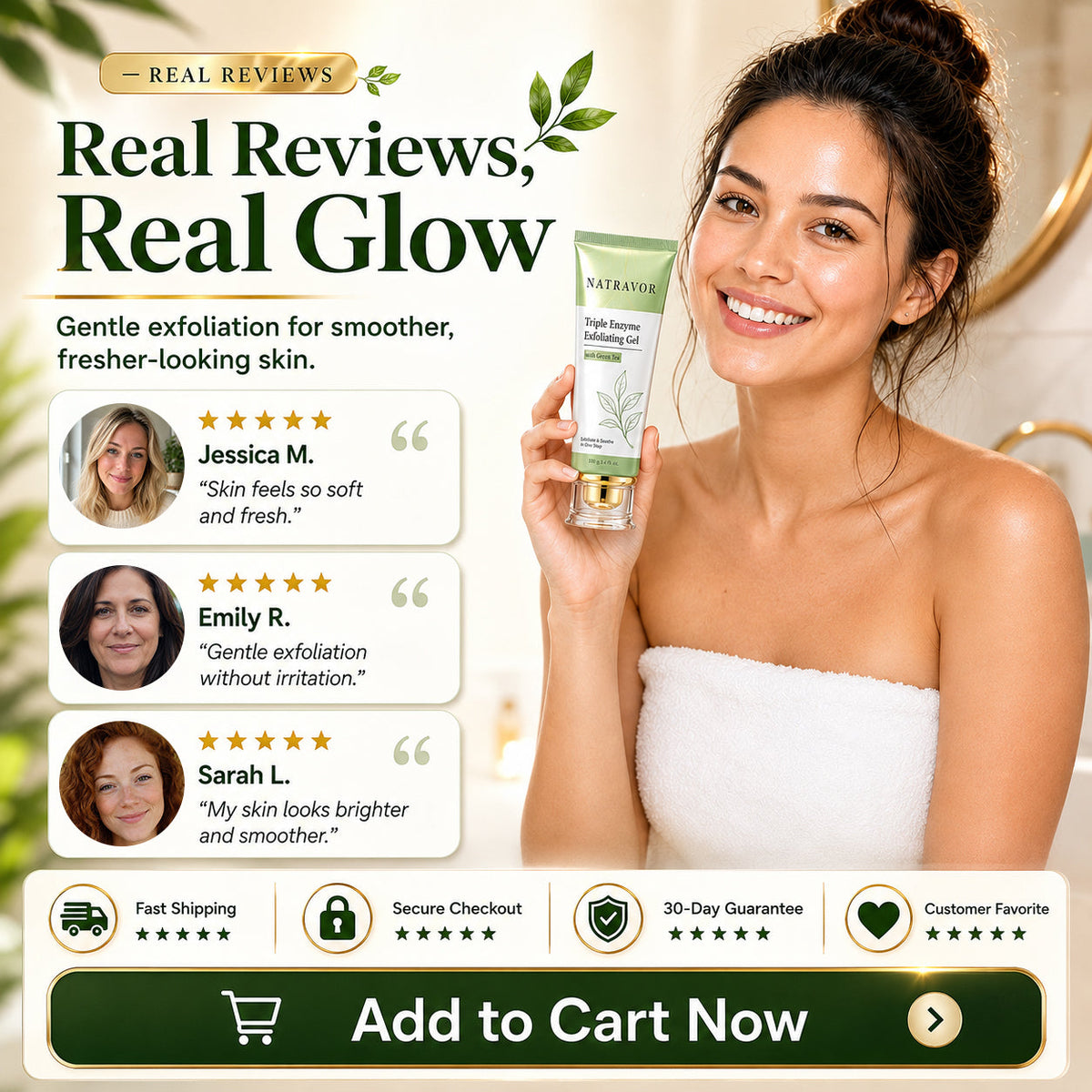 Exfoliating Cream – Smooth, Bright & Renew