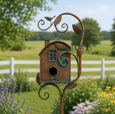 Birdhouse Garden Stakes❤🐦