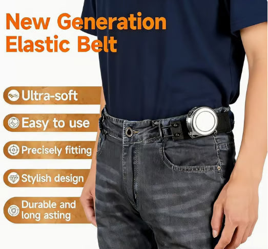 HAILTH Tactical Metal Hook Elastic Belt (2 PCS)