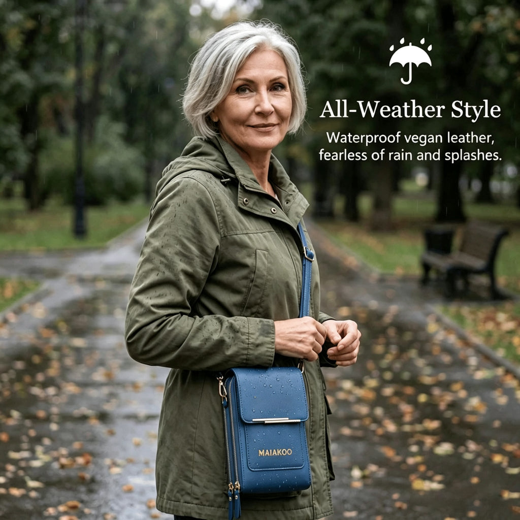 2026 Trendy Minimalist Elegant Women's Touchscreen Crossbody Phone Wallet