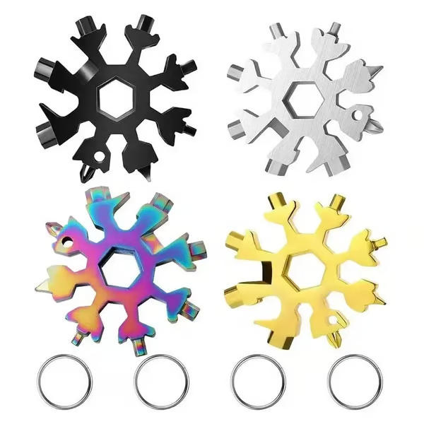🎁Last Day 49% OFF -❄️18-in-1 Snowflake-shaped Multi-Function Screwdriver and Wrench