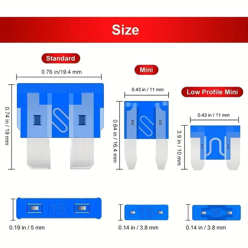 306 PCS & Car Blade Fuse Assortment Set