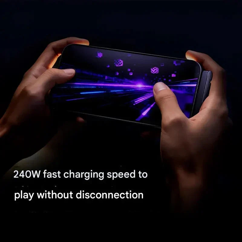 2-in-1 Invisible Holder Charger Cable|240w super fast charging Fast Charging Cord