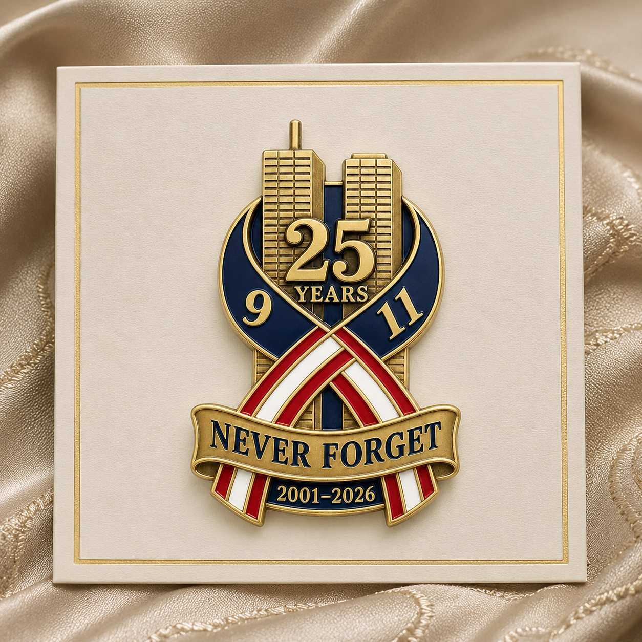 Pentagon • Flight 93" 25th Anniversary Remembrance Pin
