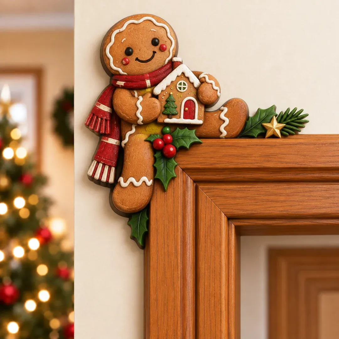 🎄3D Christmas Peekaboo Door Frame Decor – 8 Festive Designs ✨