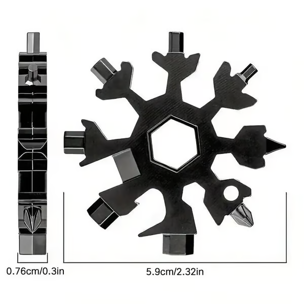 🎁Last Day 49% OFF -❄️18-in-1 Snowflake-shaped Multi-Function Screwdriver and Wrench