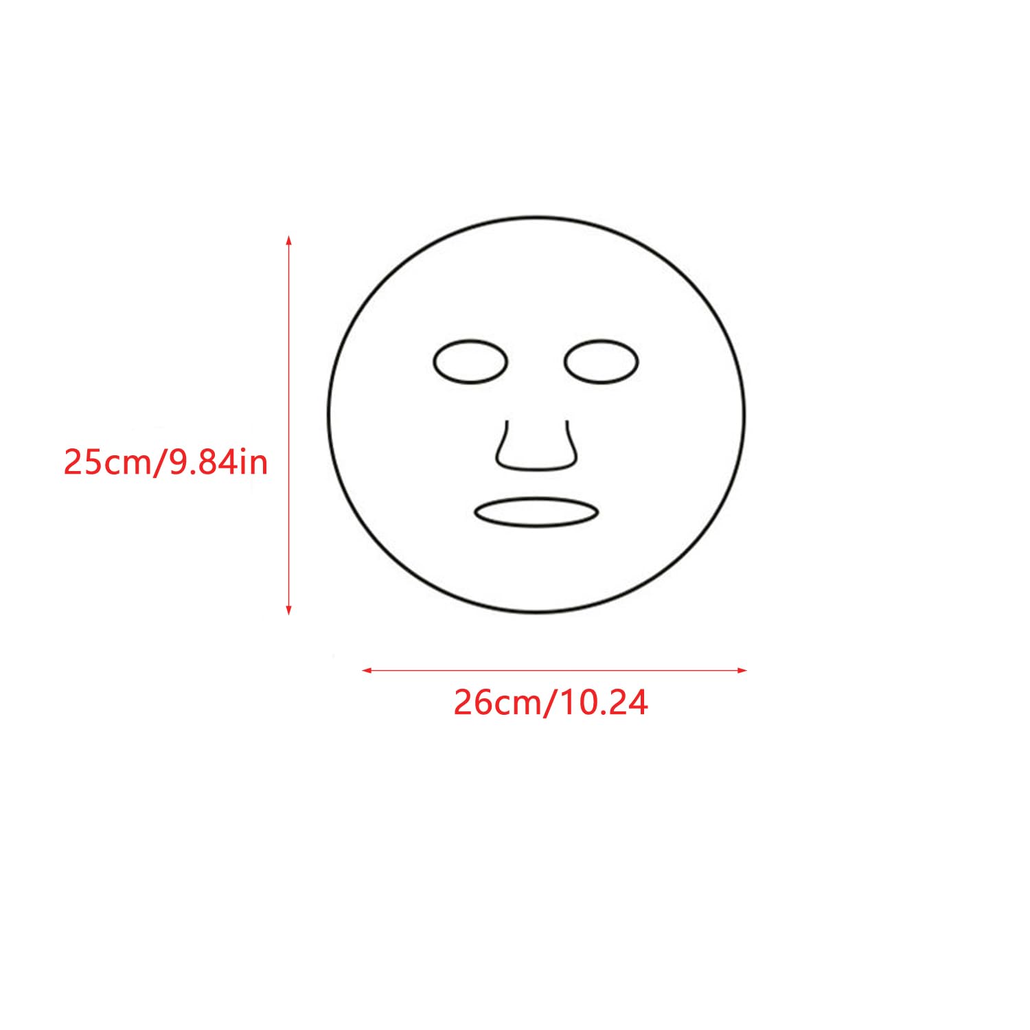 400 Pack Plastic Facial Mask Disposable Sheet Mask Wrap Face Moisturizer Mask DIY Forehead Wrinkle Patches for Clay Face Creams Mud Mask Collagen Moisturizing Cream Night Lotion Absorbing