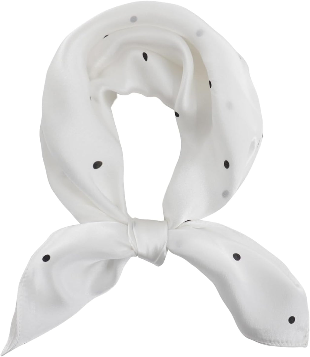 Ciormis 100% Mulberry Silk Scarf-Women's 21''/27''Square Silk Hair Head Scarf Neckerchief with Gift Packaged