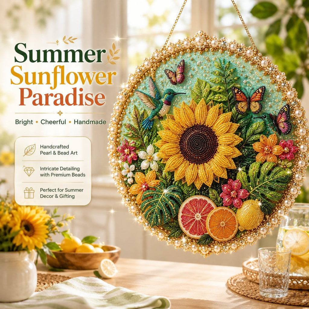 Four Seasons & Holiday Pearl Art Hanging Wreath Kit