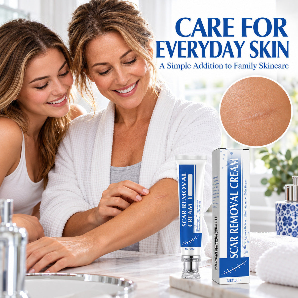 TopSpire®Scar Removal Cream Silicone Scar Gel Daily Care for Smoother-Looking Skin