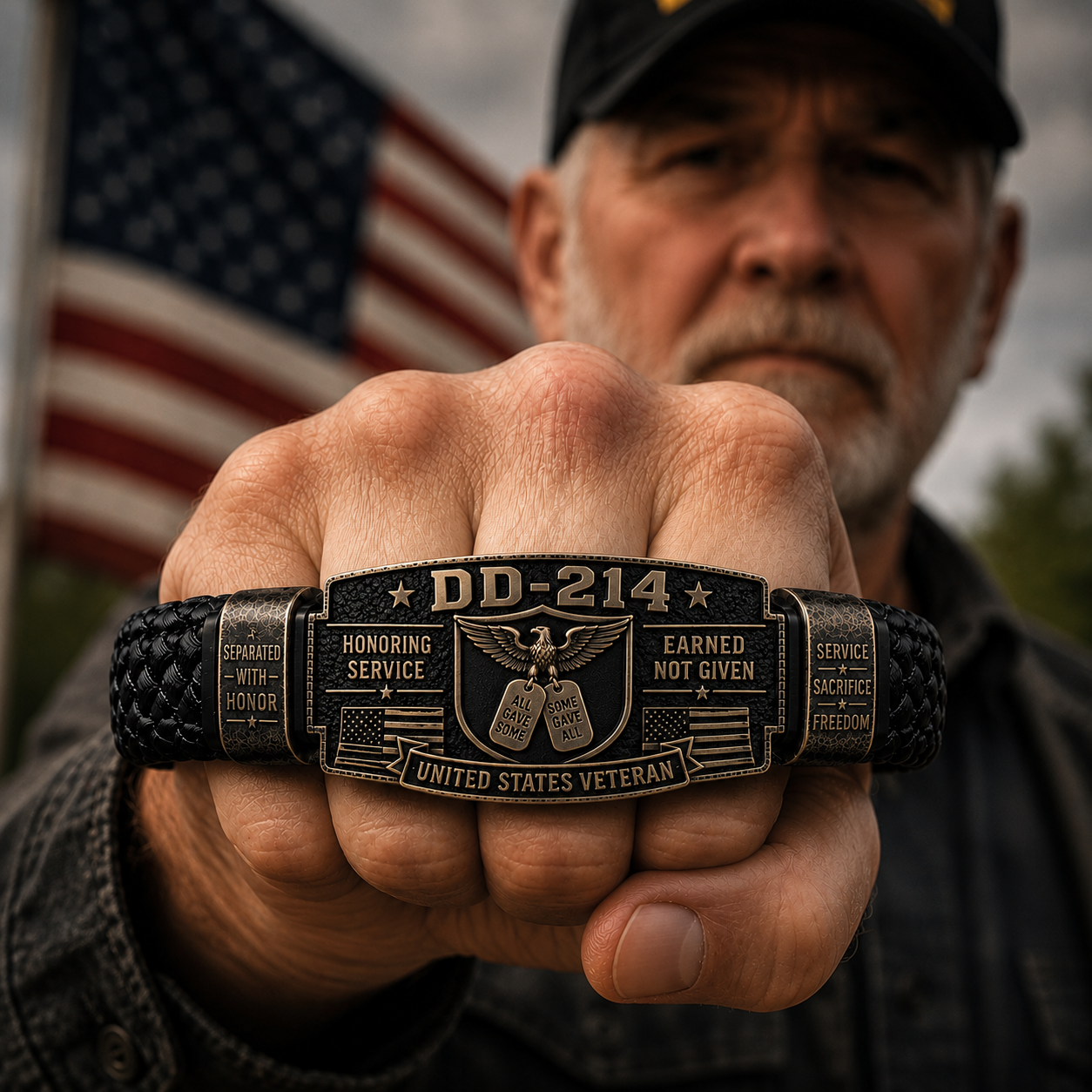 🔥DD-214 Veteran Honor Bracelet