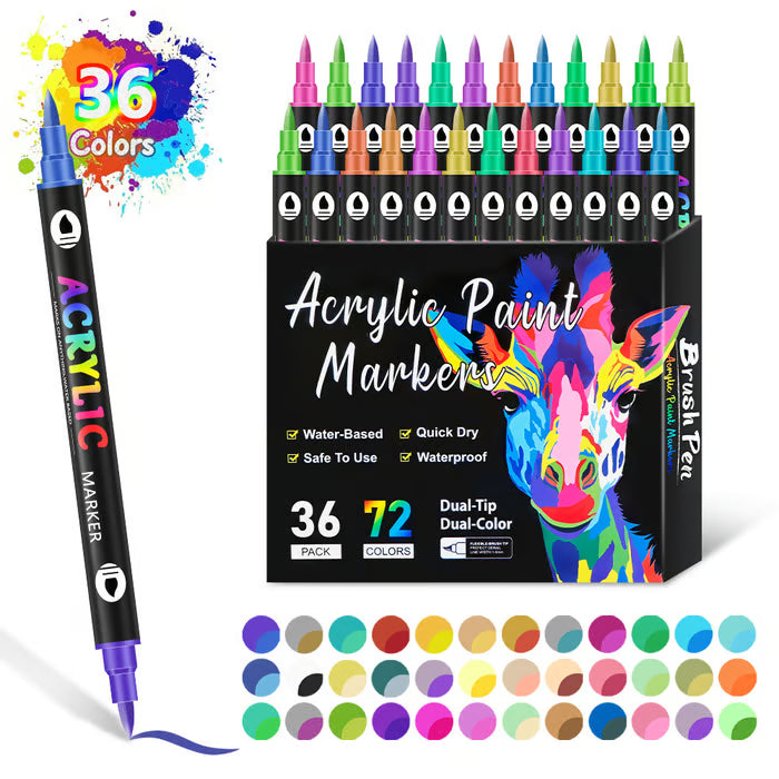 🎨Last Day Promotion 49% OFF🔥Double-Ended Art Markers for Professionals & Beginners!
