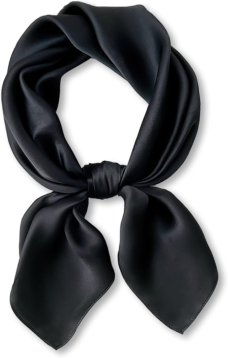Ciormis 100% Mulberry Silk Scarf-Women's 21''/27''Square Silk Hair Head Scarf Neckerchief with Gift Packaged
