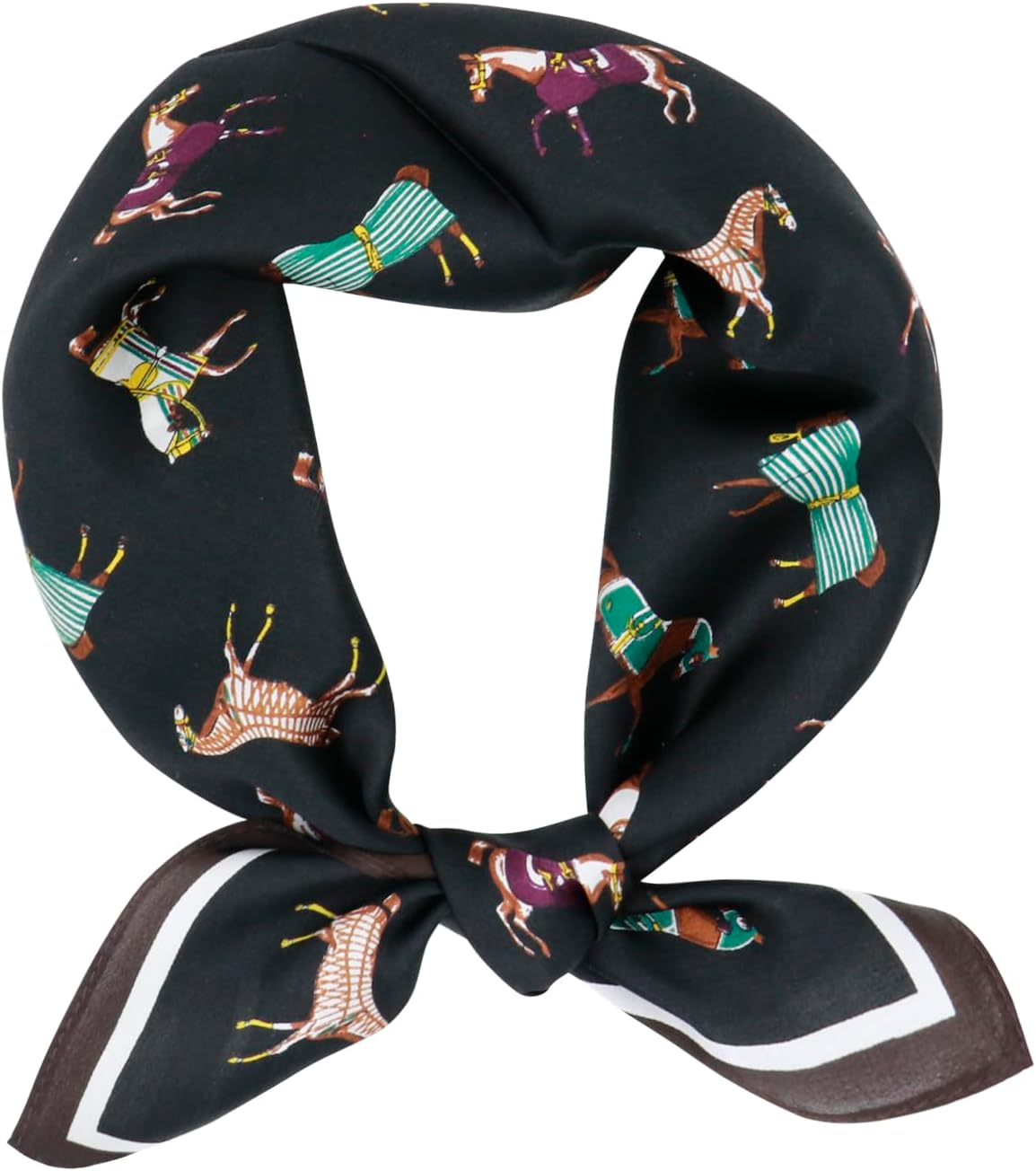 Ciormis 100% Mulberry Silk Scarf-Women's 21''/27''Square Silk Hair Head Scarf Neckerchief with Gift Packaged