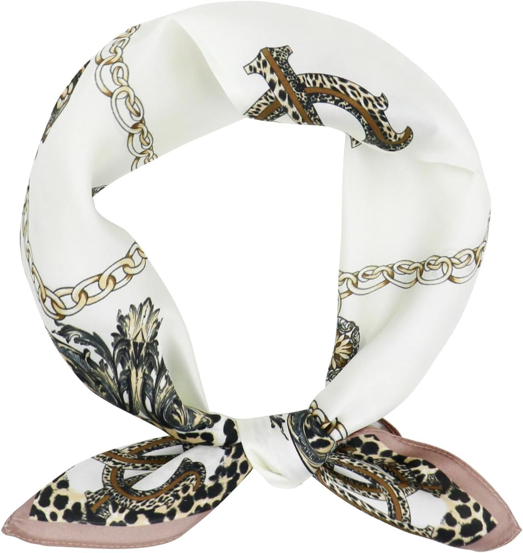 Ciormis 100% Mulberry Silk Scarf-Women's 21''/27''Square Silk Hair Head Scarf Neckerchief with Gift Packaged