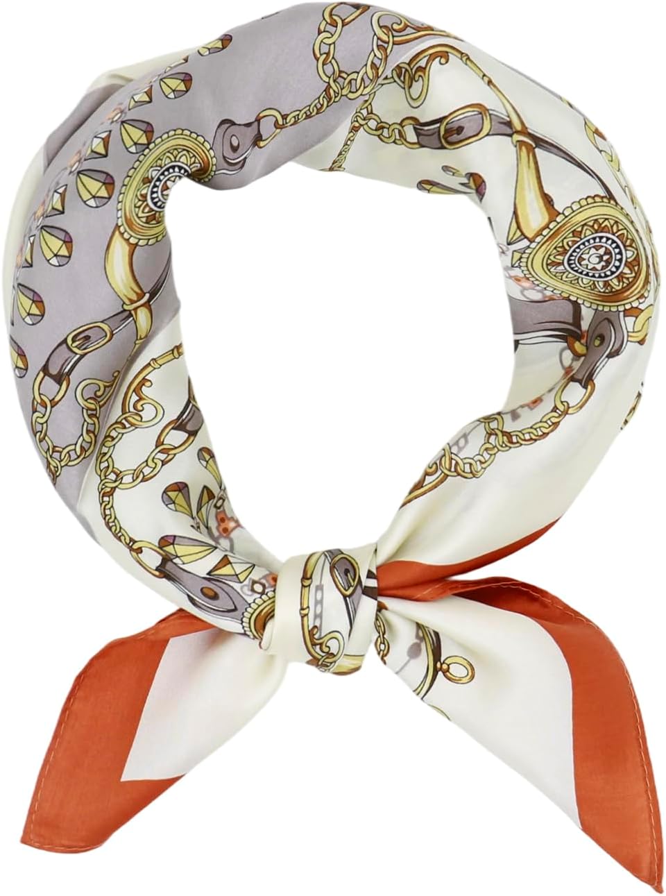 Ciormis 100% Mulberry Silk Scarf-Women's 21''/27''Square Silk Hair Head Scarf Neckerchief with Gift Packaged